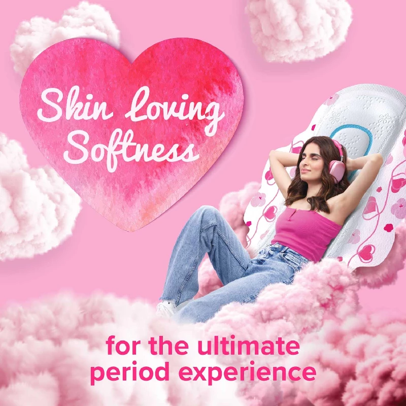 Whisper Ultra Skinlove Soft Sanitary Pads, 50 Pads-4.webp